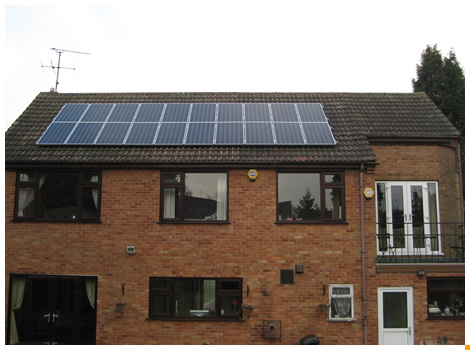 Leighton family Solar Panel Install - Nottinghamshire